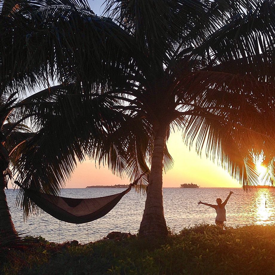 margot at little corn island